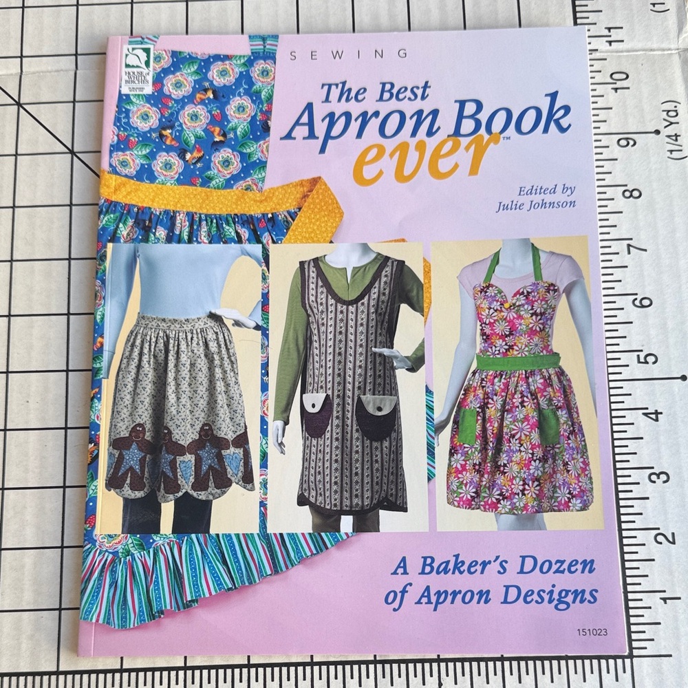 The Best Apron Book Ever Sewing Pattern Book A Baker’s Dozen of Apron Designs